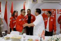 Ketua Umum Partai Gerindra Prabowo Subianto mengunjungi Partai Solidaritas Indonesia (PSI). (Dok. Tim Media Prabowo)
