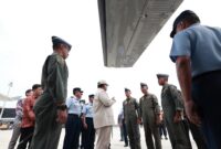 Menteri Pertahahan Prabowo Subianto menyerahkan lima pesawat NC-212i buatan PT Dirgantara Indonesia (PTDI). (Dok. Tim Meida Prabowo Subianto)

