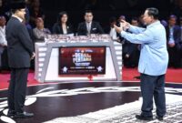 Acara Debat perdana Calon Presiden (Capres) 2024 yang digelar di kantor KPU. (Dok. Tim Media Prabowo-Gibran)


