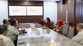 Silahturahmi strategis Direksi Perkumpulan Profesi Pasar Modal Indonesia (PROPAMI) dengan PT. Kliring Penjaminan Efek Indonesia (KPEI), Jakarta (18/1/24). (Doc.Ist)