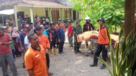 Seorang santri di Kabupaten Madiun, Jawa Timur, ditemukan tewas tenggelam di Bengawan Madiun. (Dok. BPBD Kabupaten Magetan)