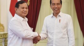 Presiden Joko Widodo bersama Capres nomor urut 2, Prabowo Subianto. (Dok. Presidenri.go.id)