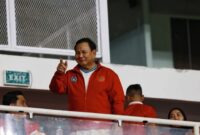 Prabowo Subianto mendoakan kemenangan TimNas Indonesia U-23 jelang berlaga melawan Korea Selatan pada babak perempat final Piala Asia U-23 tahun 2024 di Doha, Qatar. (Dok. Prabowosubianto.com)