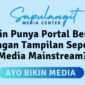 Sapulangit Media Center melayani jasa pembuatan website portal berita atau media online, WA: 0853 1555 7788. (Dok. Persrilis.com)