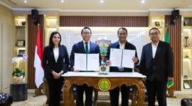 Penandatanganan MoU antara Kementerian Pertanian (Kementan) dan Persatuan Olahraga Berkuda Seluruh Indonesia (PORDASI) di Kantor Pusat Kementan, Jakarta, Rabu (22/01/2025). (Dok. Kementan)
