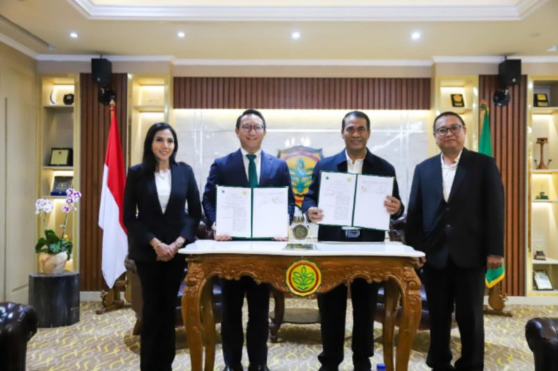 Penandatanganan MoU antara Kementerian Pertanian (Kementan) dan Persatuan Olahraga Berkuda Seluruh Indonesia (PORDASI) di Kantor Pusat Kementan, Jakarta, Rabu (22/01/2025). (Dok. Kementan)