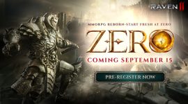 RAVEN2 BUKA PRAREGISTRASI UNTUK FRESH START SERVER “ZERO”